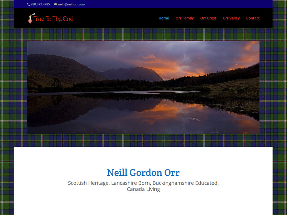 Neill Orr Family Website