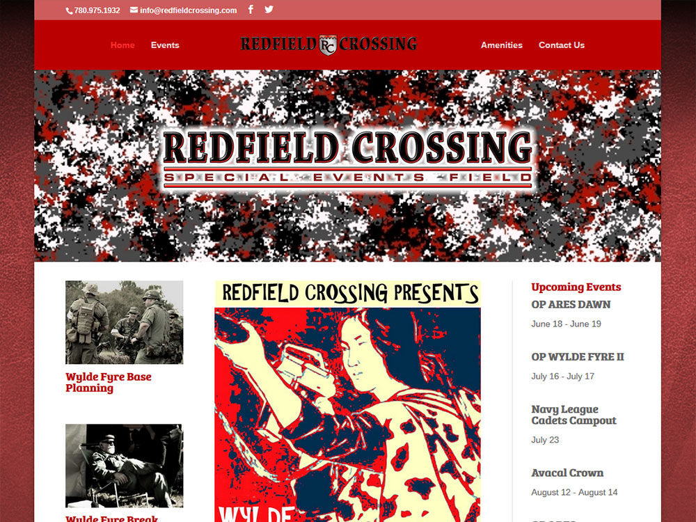 Redfield Crossing Website
