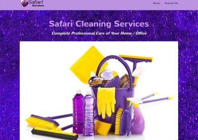 Safari Cleaning Services Website
