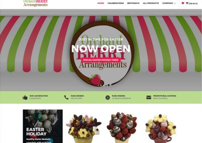 Orchard Berry Arrangements Website - NOX Marketing